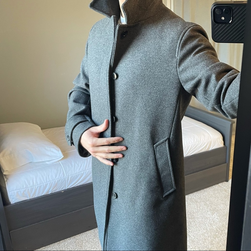 Banana Republic Wool-Blend Top Coat Size: Medium 44R